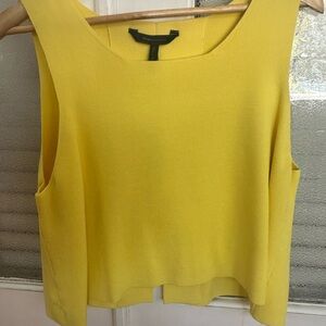 BCBG MAZARIA Women Blouse top size L /yellow